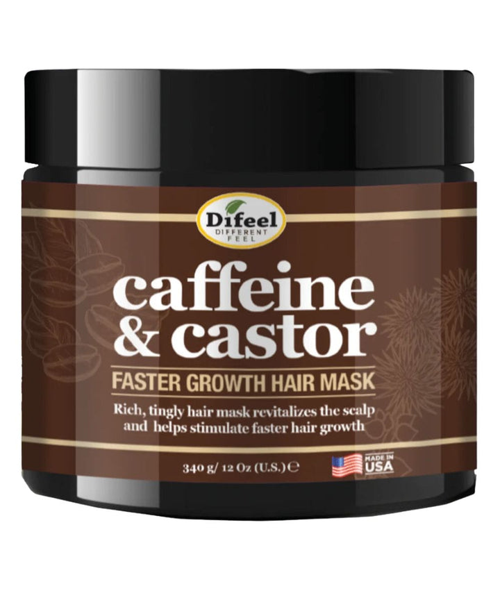 Difeel Caffeine & Castor Superior Growth Hair Mask 12Oz