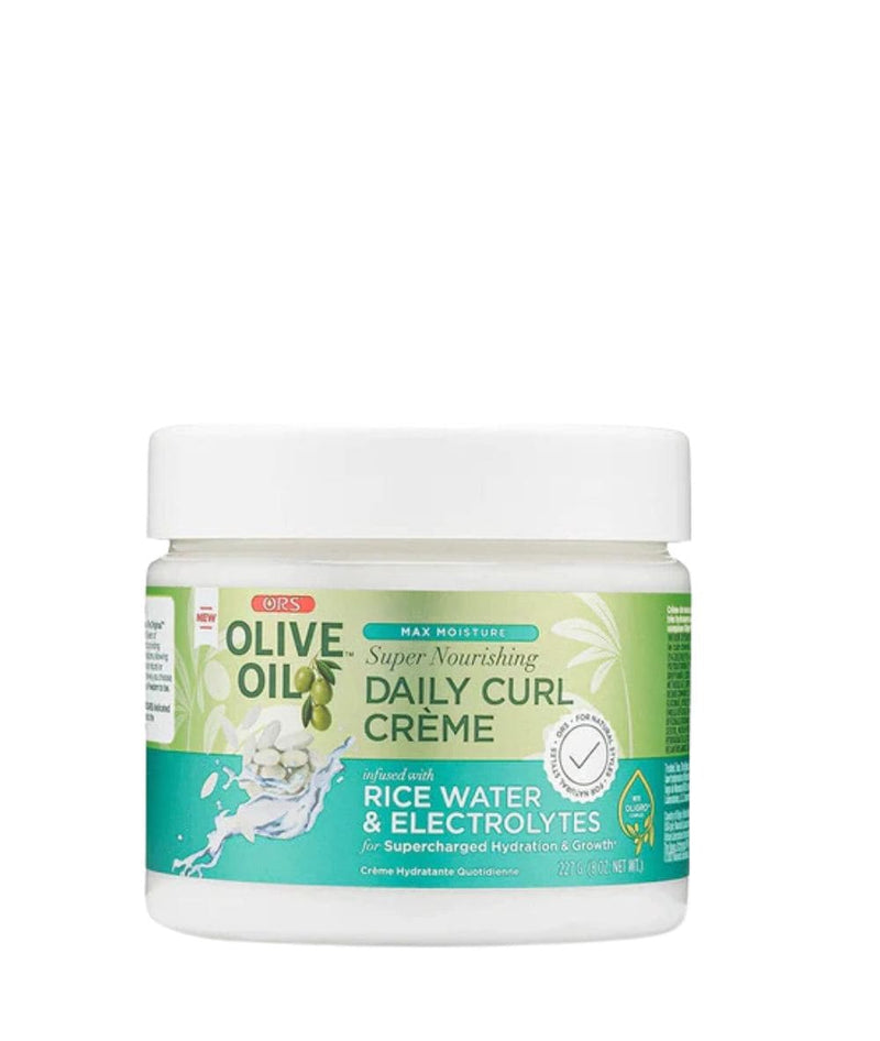 Ors Olive Oil Max Moisture Rice Water & Elect. Daily Curl Creme 8Oz