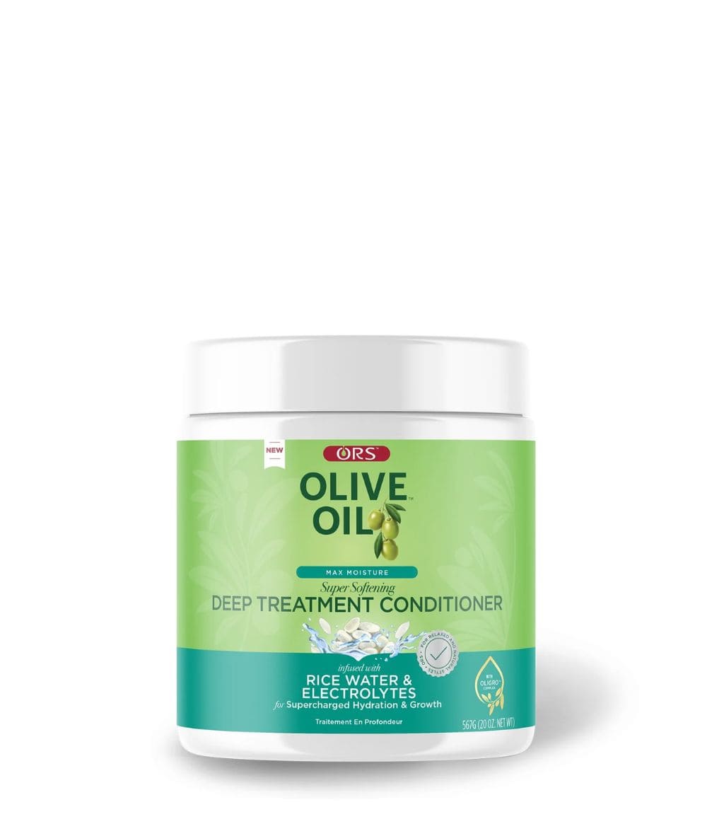 ORS Olive Oil Max Moisture Rice Water & Elect. Deep Treatment Conditioner 20oz, HAIR CARE - Cloré Beauty