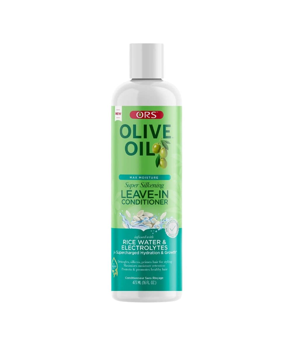 ORS Olive Oil Max Moisture Rice Water & Elect. Leave In Conditioner 16oz, HAIR CARE - Cloré Beauty