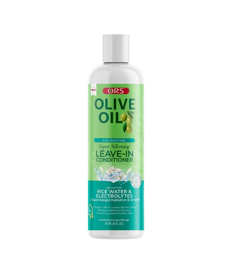 Ors Olive Oil Max Moisture Rice Water & Elect. Leave In Conditioner 16Oz