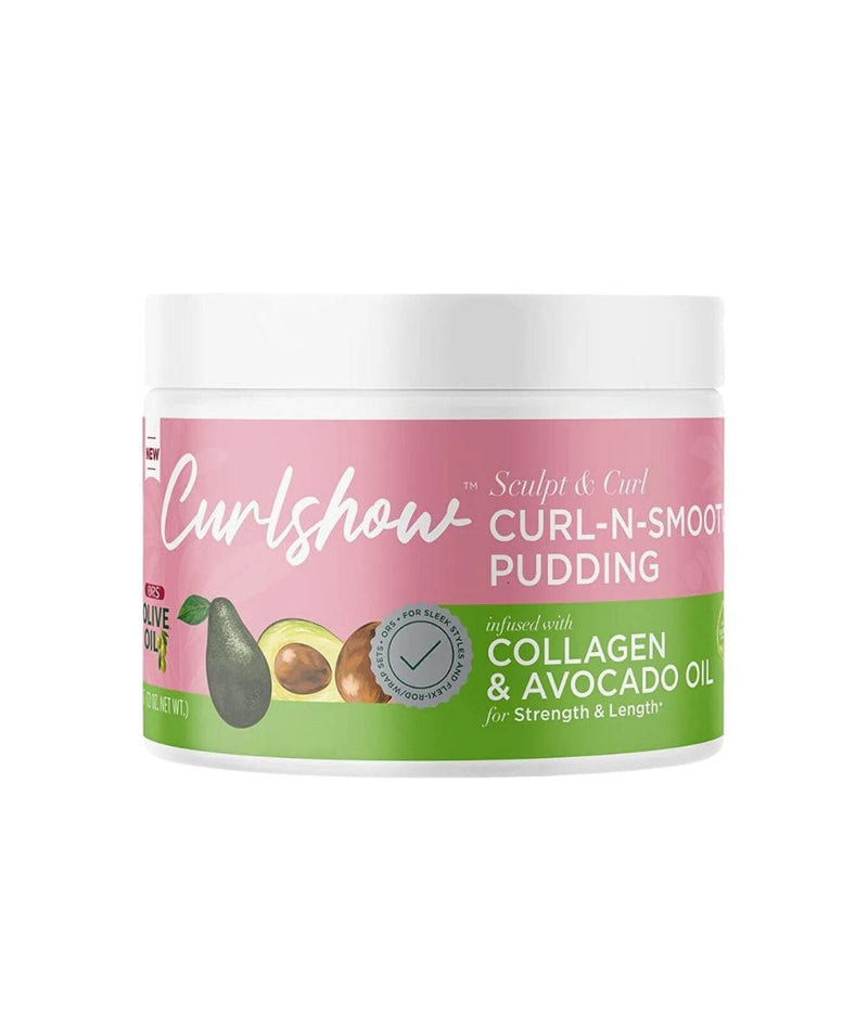 Ors Curlshow Collagen & Avocado Oil Curl N Smooth Pudding 12Oz