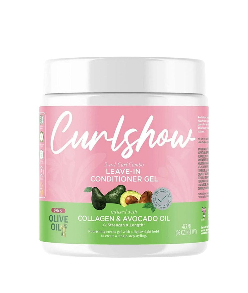 Ors Curlshow Collagen & Avocado Oil Leave-In Conditioning Gel 16Oz