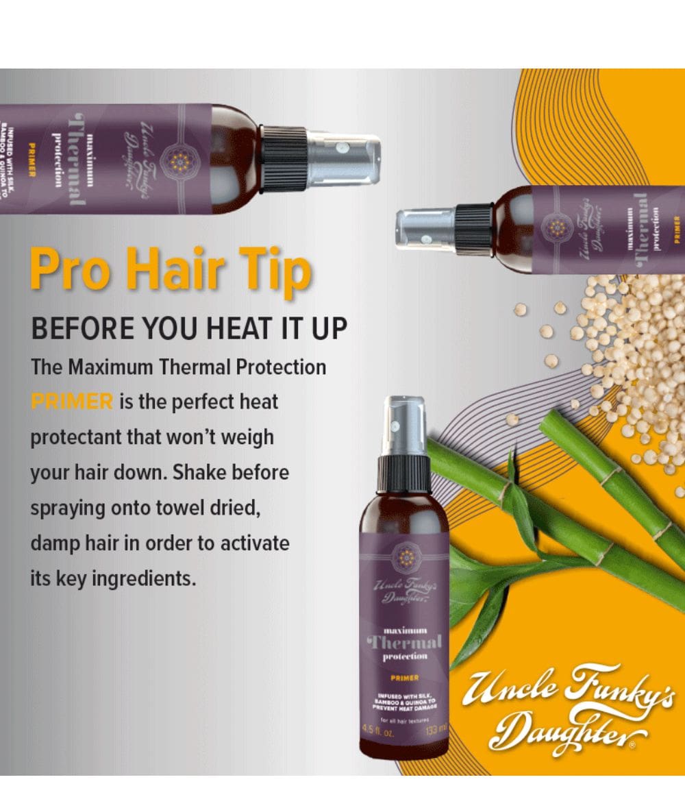 Uncle Funkys Daughter Maximum Thermal Protection Heat Protectant Primer 4.5Oz, HAIR CARE - Cloré Beauty