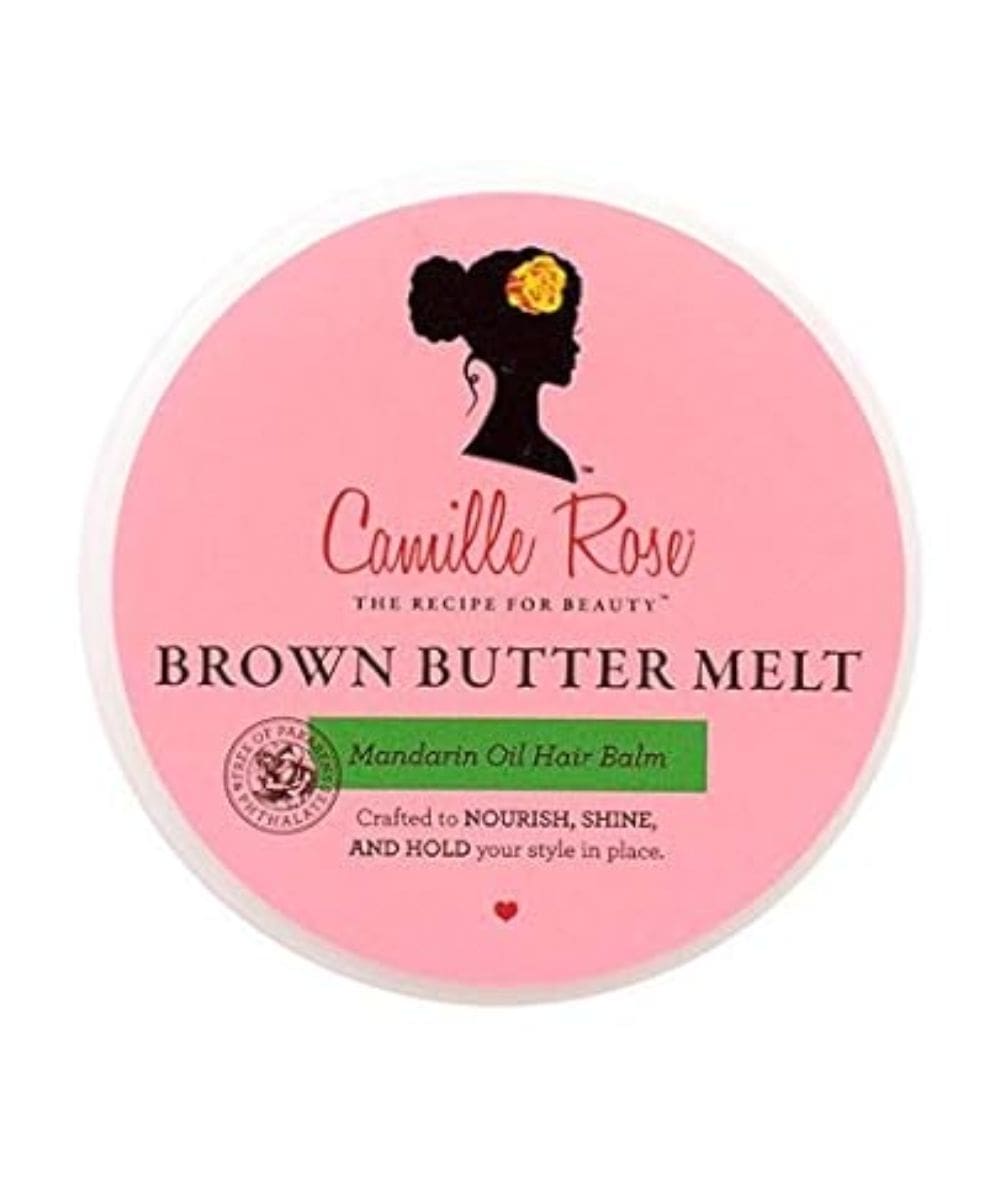 Camille Rose Brown Butter Melt Signature Collection Mandarin Oil Hair Balm 4oz, HAIR CARE - Cloré Beauty
