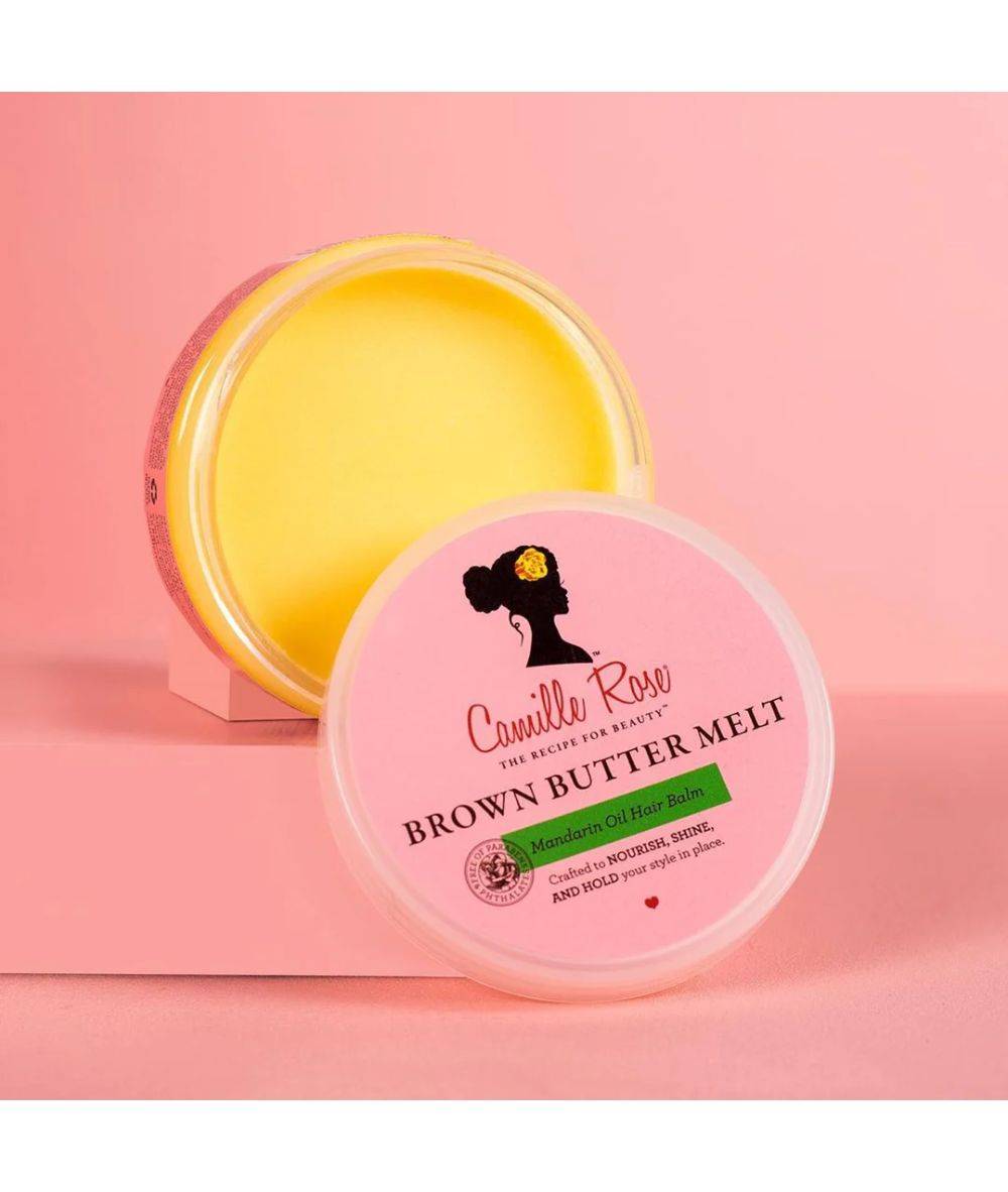 Camille Rose Brown Butter Melt Signature Collection Mandarin Oil Hair Balm 4oz, HAIR CARE - Cloré Beauty