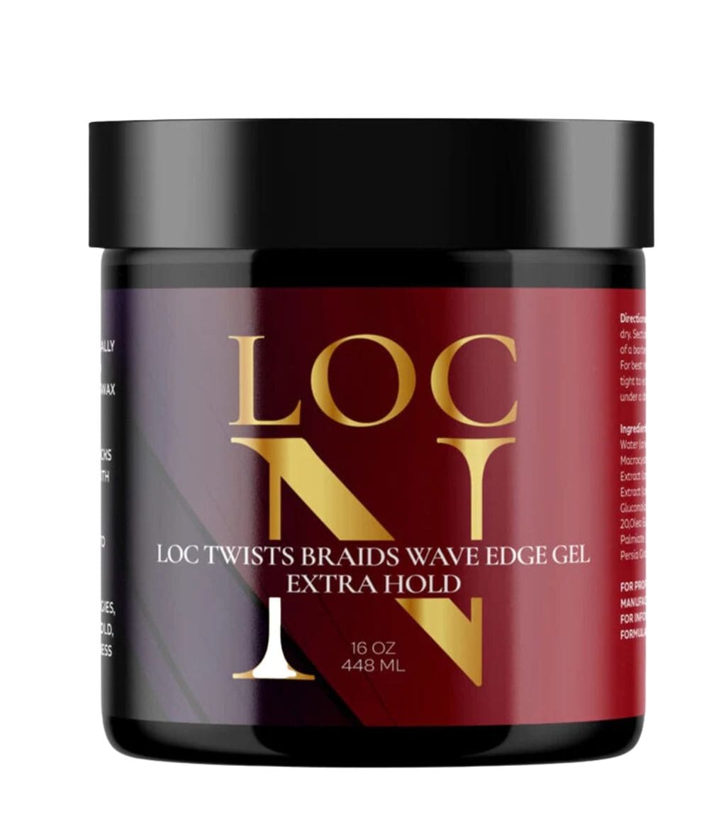 Loc N Loc Twists Braids Wave Edge Gel Extra Hold 16Oz, Hair Care - Cloré Beauty