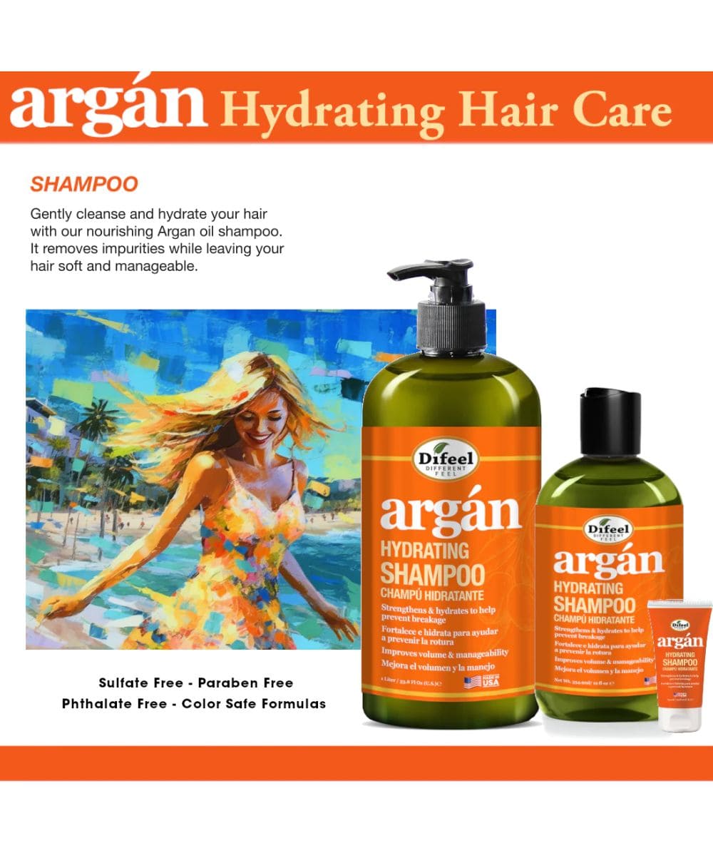 Difeel Argan Hydrating Shampoo