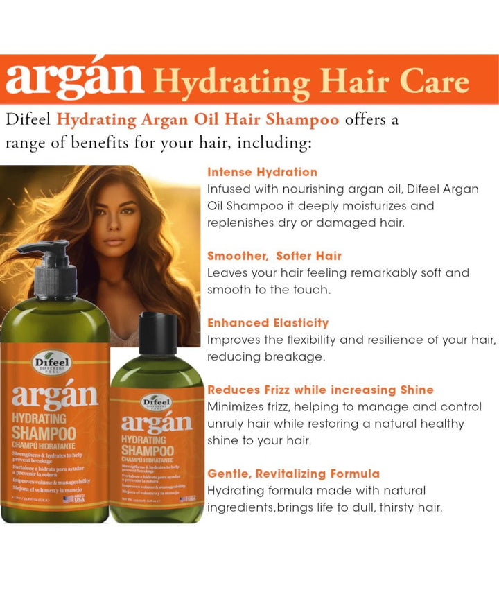 Difeel Argan Hydrating Shampoo