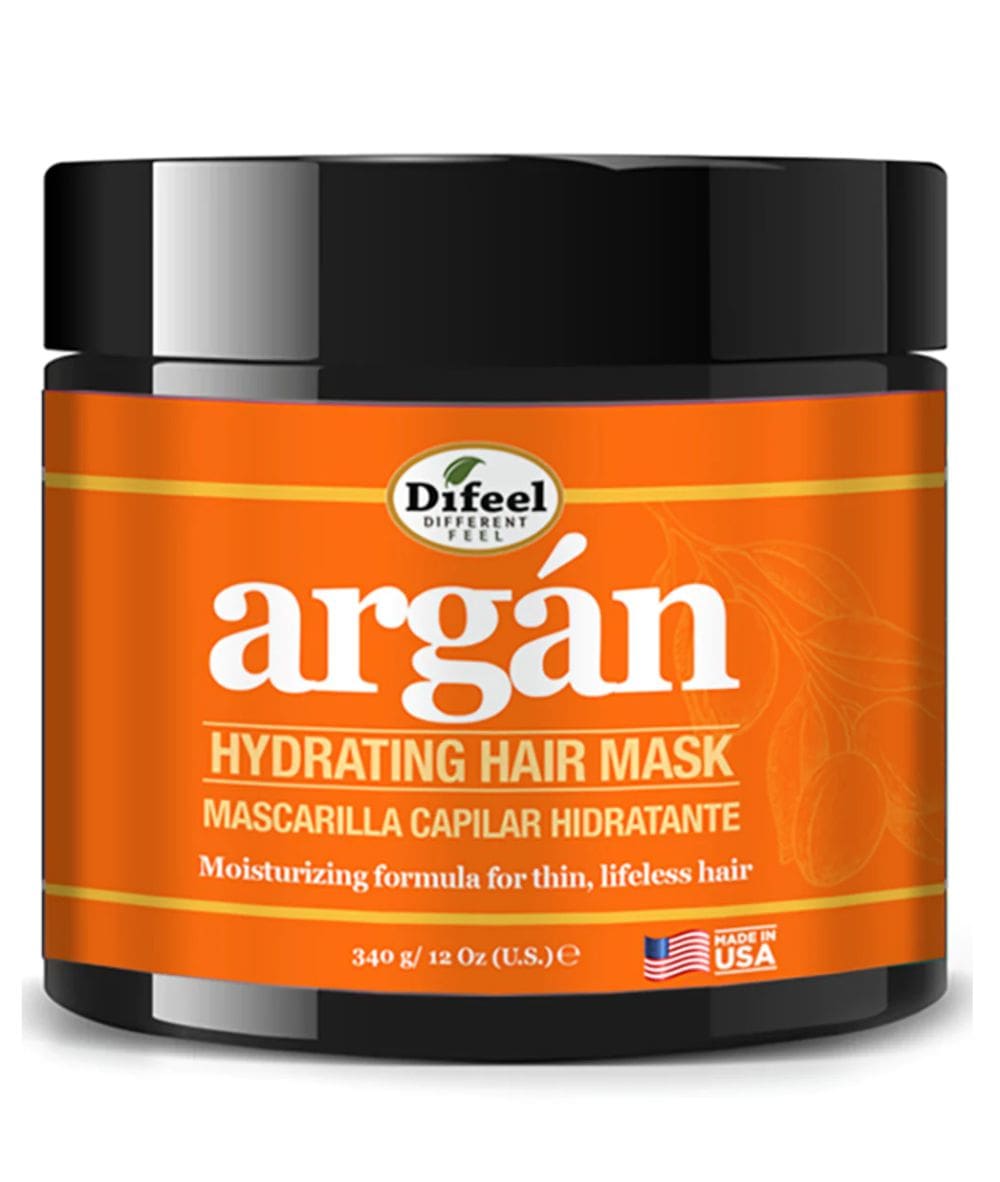 Difeel Argan Hydrating Hair Mask 12Oz, Hair Care - Cloré Beauty