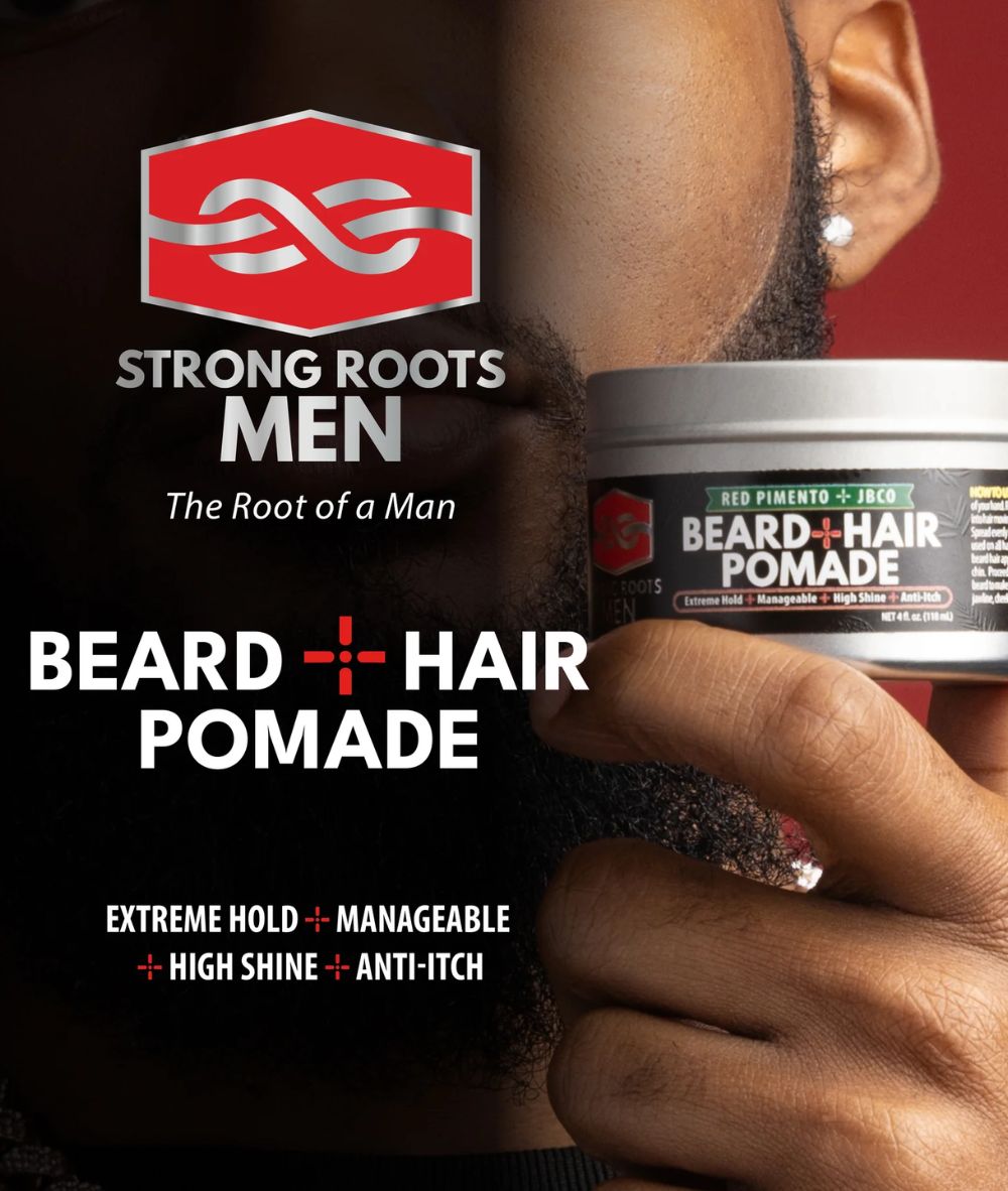 Tropic Isle Living Strong Roots Men Beard & Hair Pomade 4Oz, HAIR CARE - Cloré Beauty