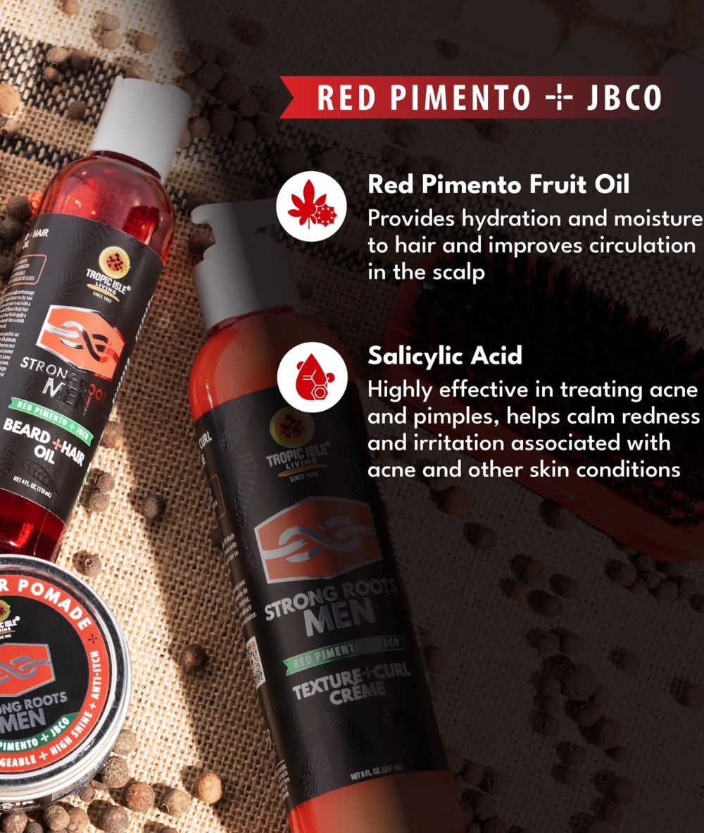 Tropic Isle Living Strong Roots Men Stubble & Bump Control 4oz, HAIR CARE - Cloré Beauty