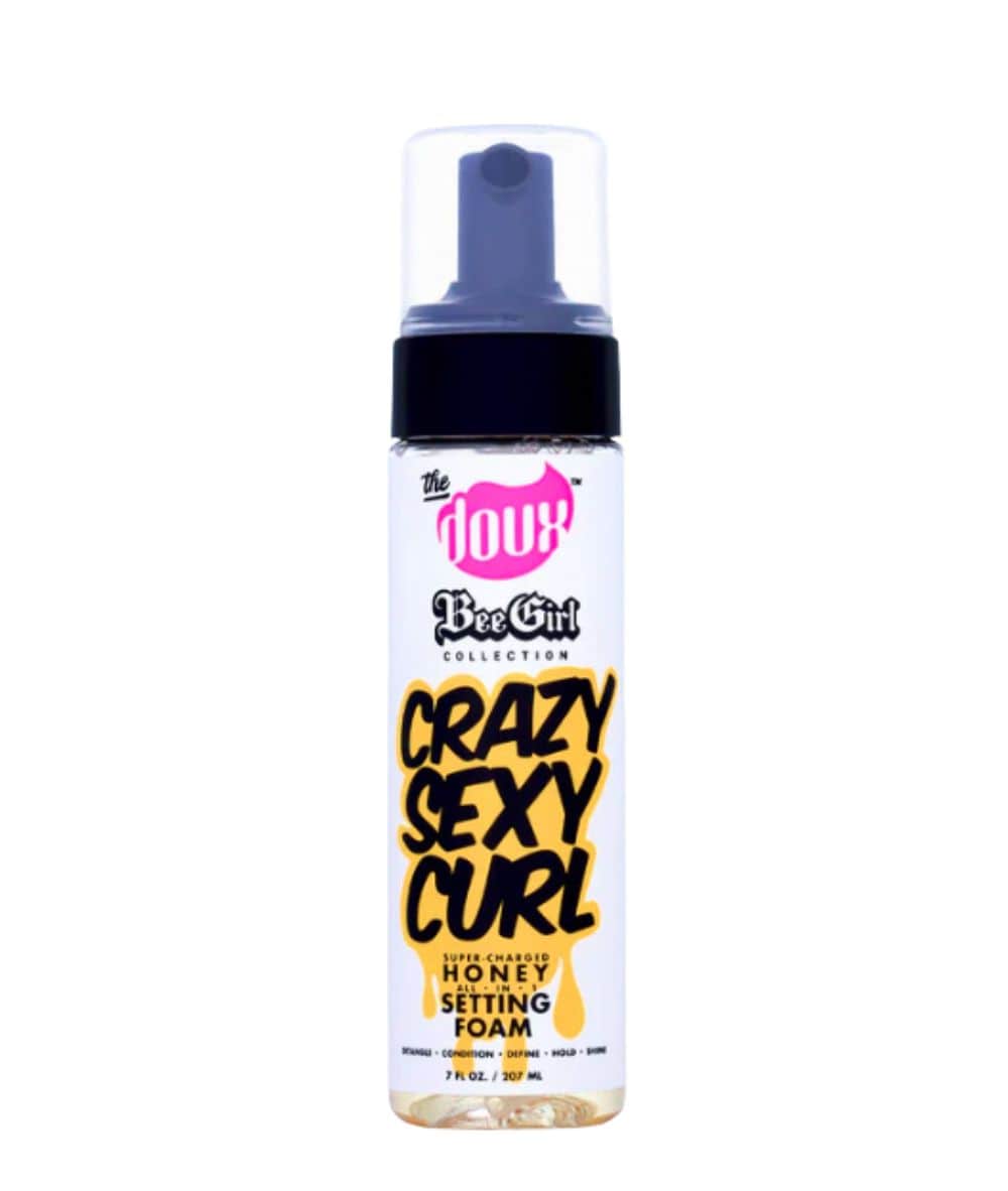 The Doux Bee Girl Crazy Sexy Curl Honey Setting Foam, Hair Care - Cloré Beauty