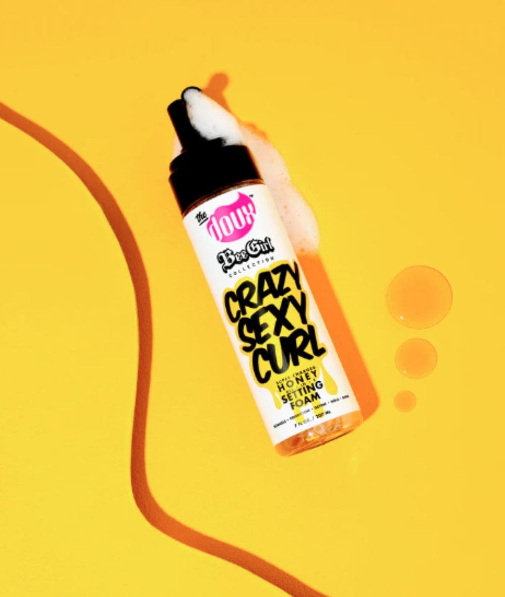 The Doux Bee Girl Crazy Sexy Curl Honey Setting Foam, Hair Care - Cloré Beauty