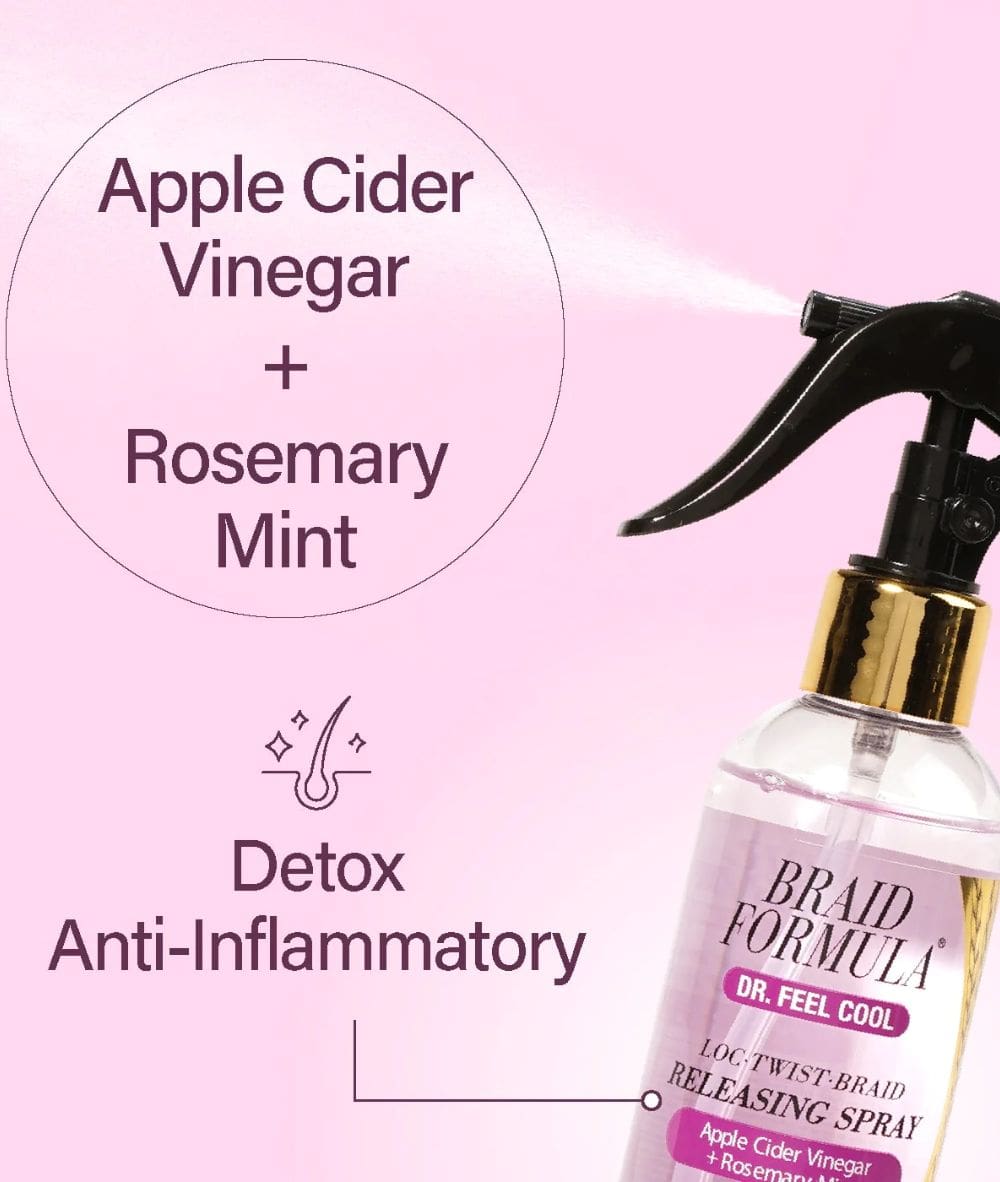 Ebin Newyork Braid Formula Releasing Spray [Rosemary Mint] 8.5Oz, Hair Care - Cloré Beauty