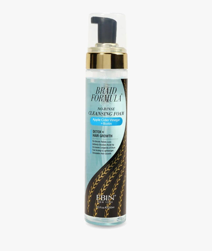 Ebin Newyork Braid Formula Cleansing Foam [Biotin] 8.5Oz