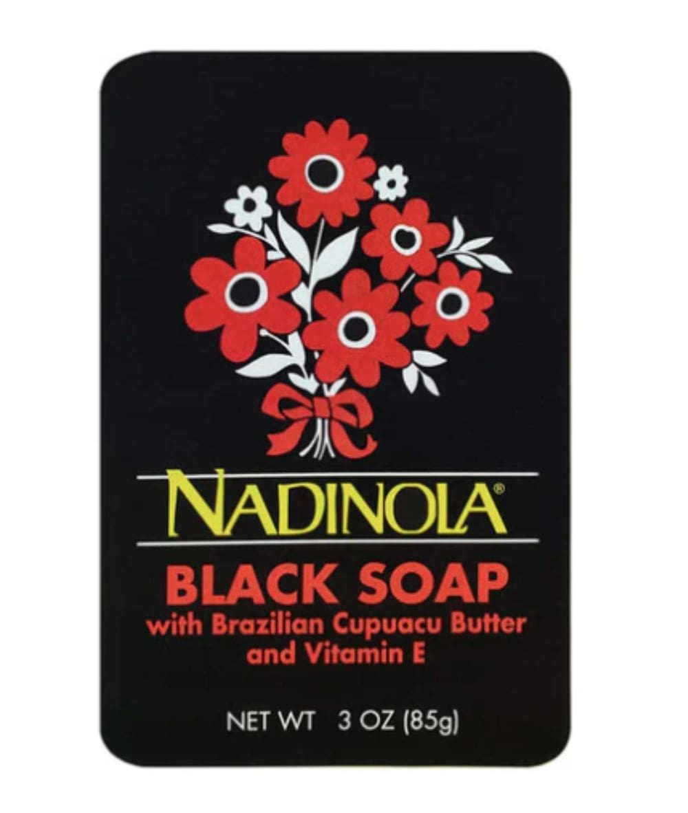 Nadinola Black Soap With brazilian Capuacu Butter And Vitamin E 3Oz, SKIN CARE - Cloré Beauty
