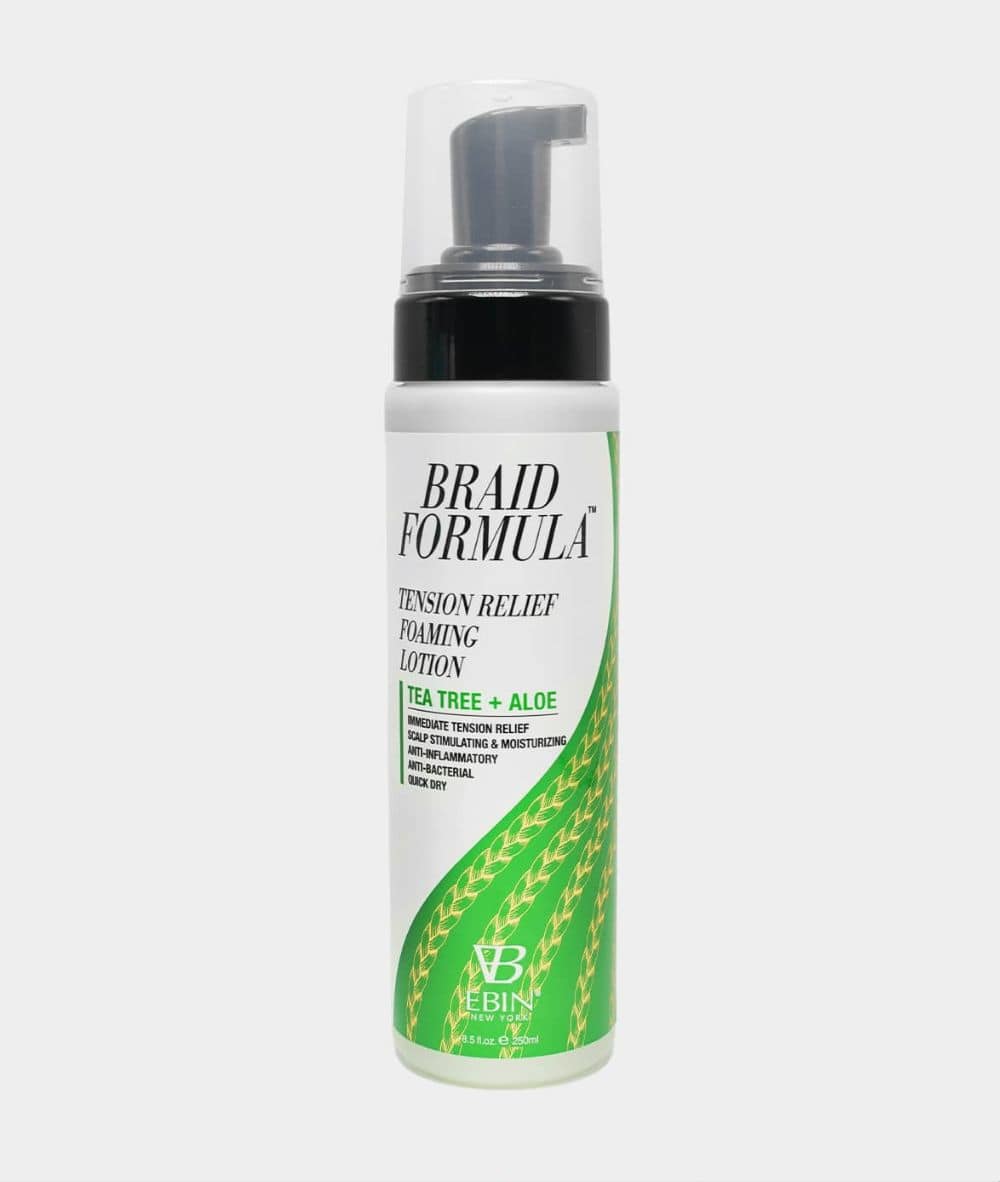 Ebin New York Braid Formula Tension Relief Foaming Lotion[Tea Tree] 8.5Oz