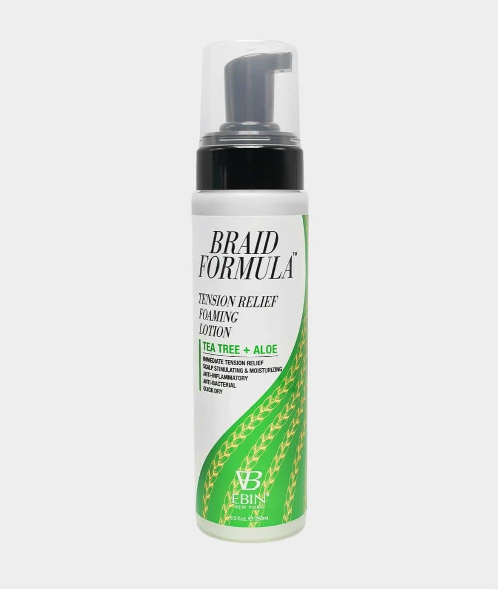Ebin New York Braid Formula Tension Relief Foaming Lotion[Tea Tree] 8.5Oz, Hair Care - Cloré Beauty