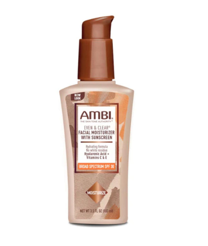 Ambi Even & Clear Daily Facial Moisturizer SPF 30 3.5oz