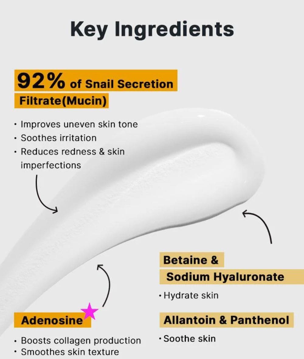 Cosrx Advanced Snail 92 All In One Cream 3.52oz, SKIN CARE - Cloré Beauty