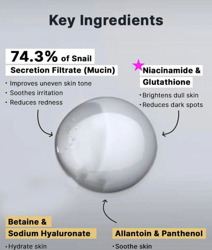 Cosrx Advanced Snail Radiance Dual Essence 80ml