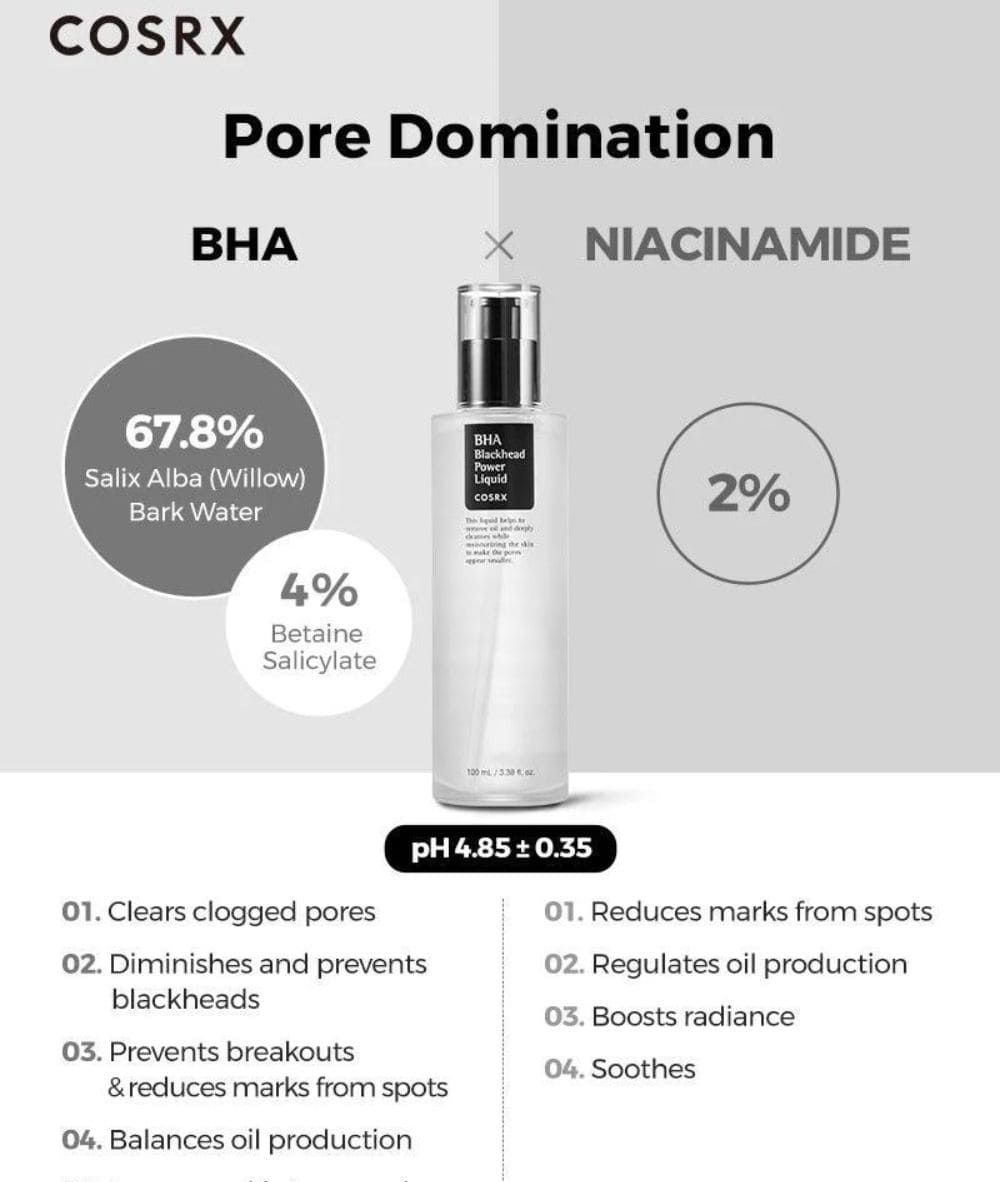 Cosrx Bha Blackhead Power Liquid 100ml, SKIN CARE - Cloré Beauty