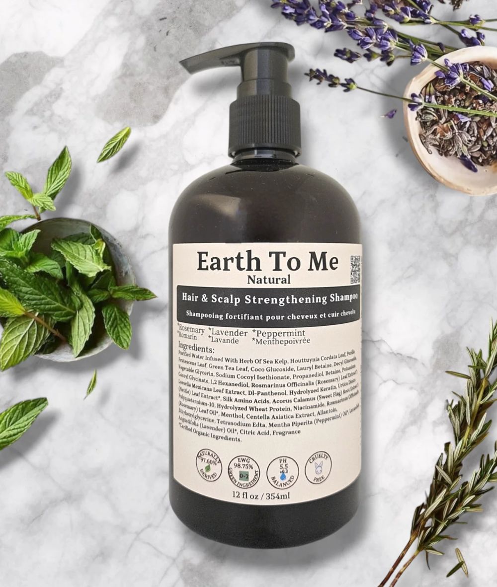 Earth To Me Hair & Scalp Strengthening Shampoo 12oz