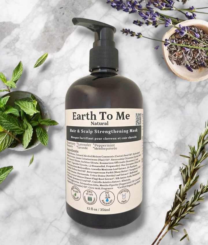 Earth To Me Hair & Scalp Strengthening Mask 12oz