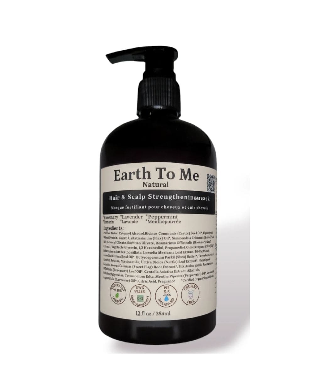 Earth To Me Hair & Scalp Strengthening Mask 12oz