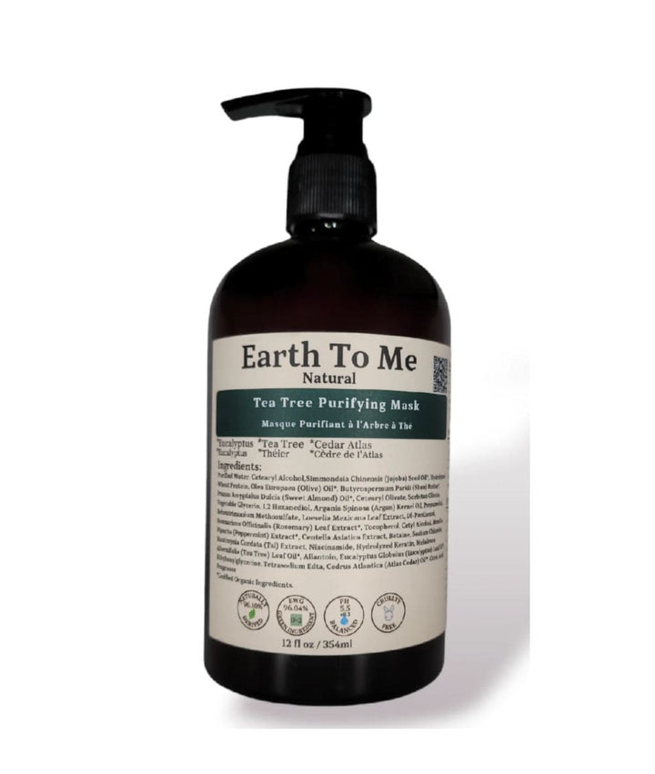 Earth To Me Tea Tree Purifying Scalp Care Mask 12oz