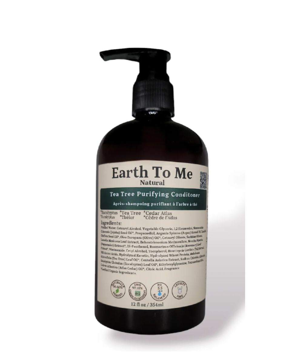 Earth To Me Tea Tree Purifying Scalp Care Conditioner 12oz