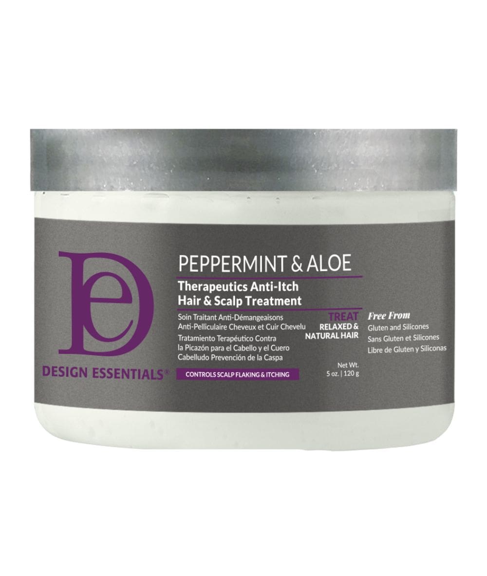 Design Essentials Peppermint & Aloe Therapeutics Anti-Itch Hair & Scalp Treatment 5oz, Hair Care - Cloré Beauty