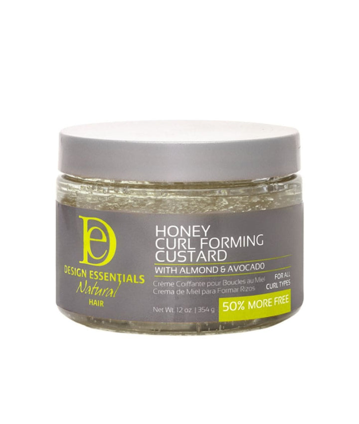 Design Essentials Almond & Avocado Honey Curl Forming Custard 12oz