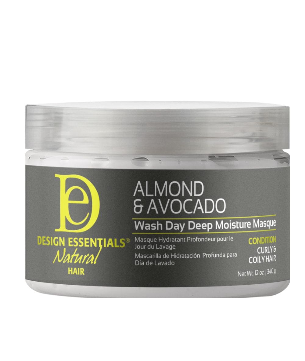Design Essentials Almond & Avocado Wash Day Deep Moisture Masque 12oz, Hair Care - Cloré Beauty