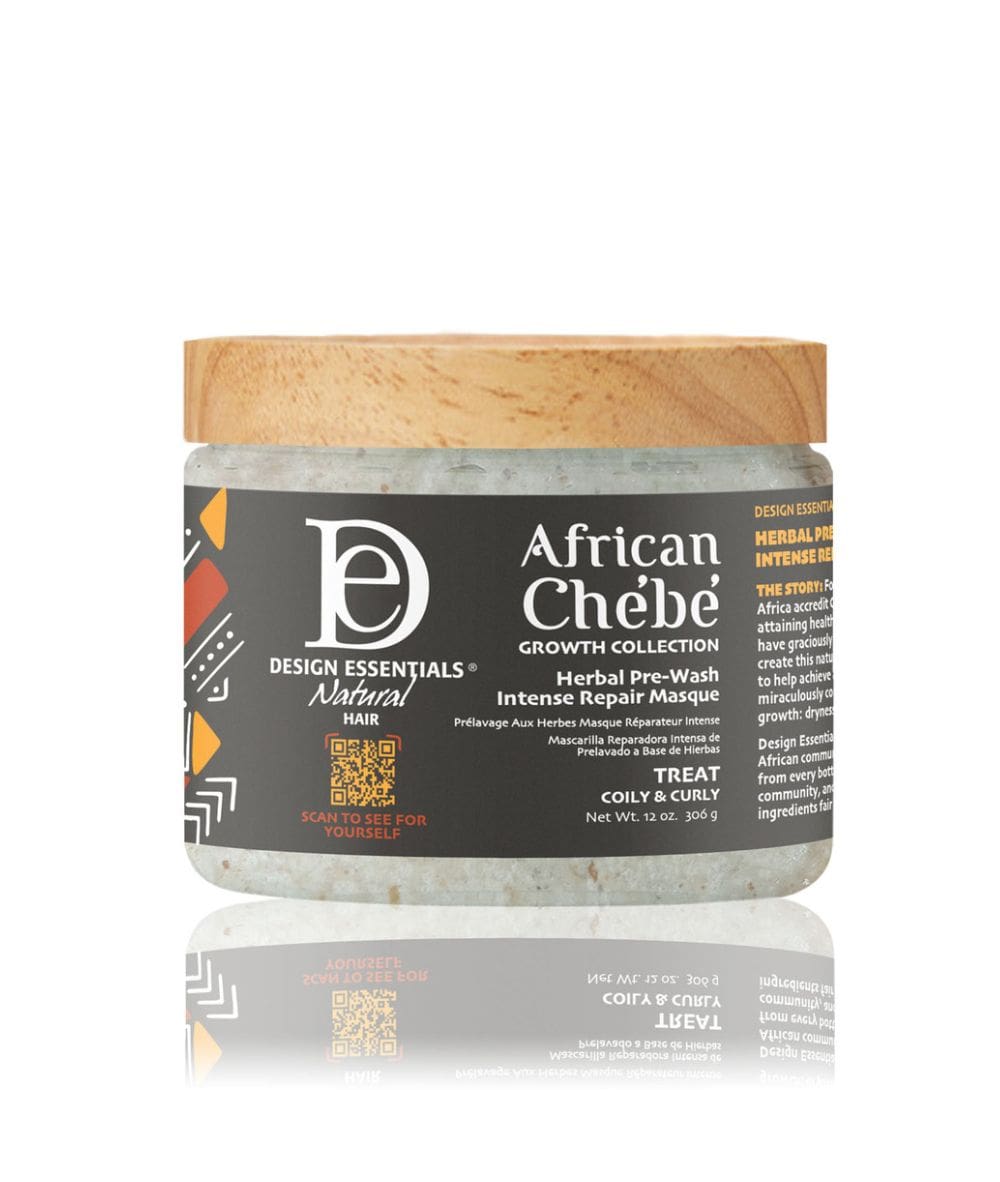 Design Essentials African Chebe Herbal Pre-Wash Intense Repair Masque 12oz, Hair Care - Cloré Beauty