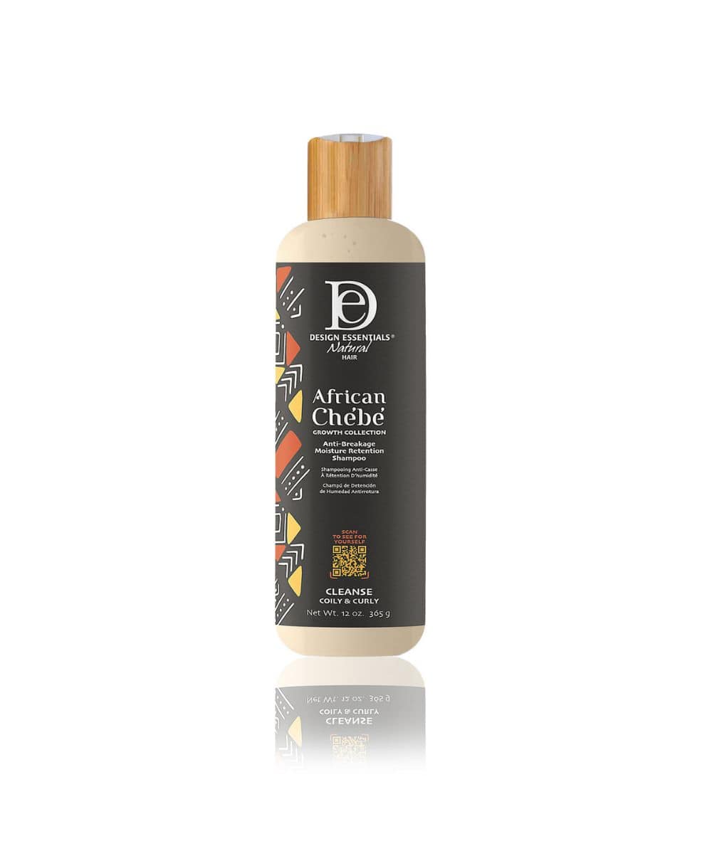 Design Essentials African Chebe Anti- Breakage Moisture Retention Shampoo 12oz, HAIR CARE - Cloré Beauty
