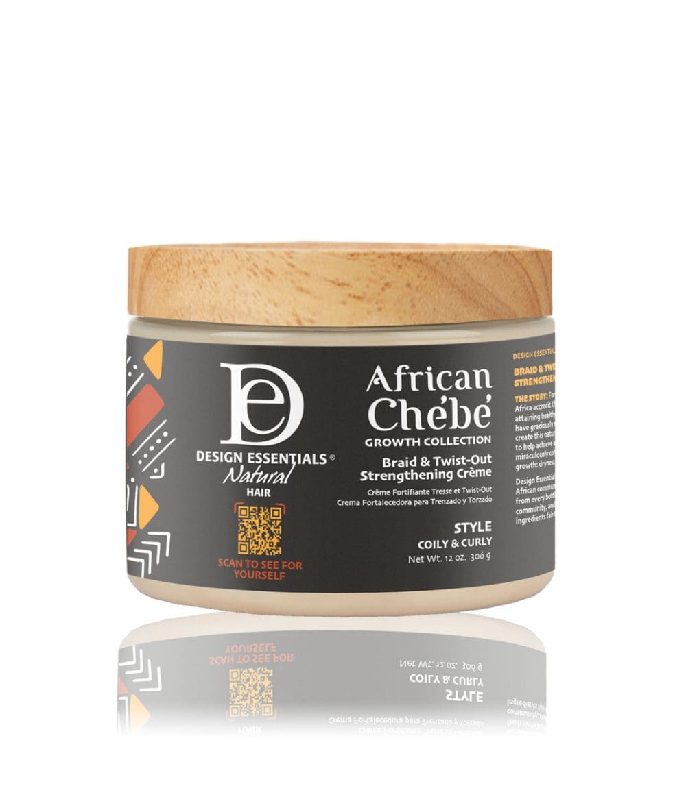 Design Essentials African Chebe Braid & Twist-Out Strengthening Cream 12oz