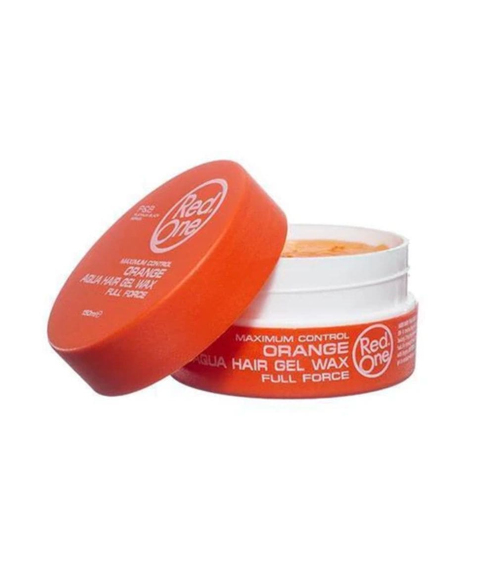 Red One Aqua Hair Gel Wax [Orange] 5oz, HAIR CARE - Cloré Beauty