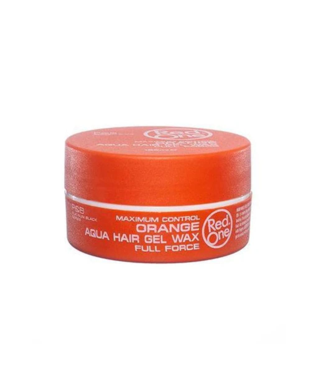 Red One Aqua Hair Gel Wax [Orange] 5oz, HAIR CARE - Cloré Beauty
