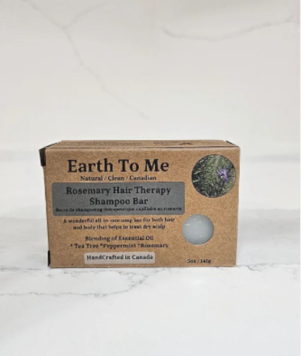 Earth To Me Rosemary Hair Therapy Shampoo Bar Soap 5oz, SKIN CARE - Cloré Beauty