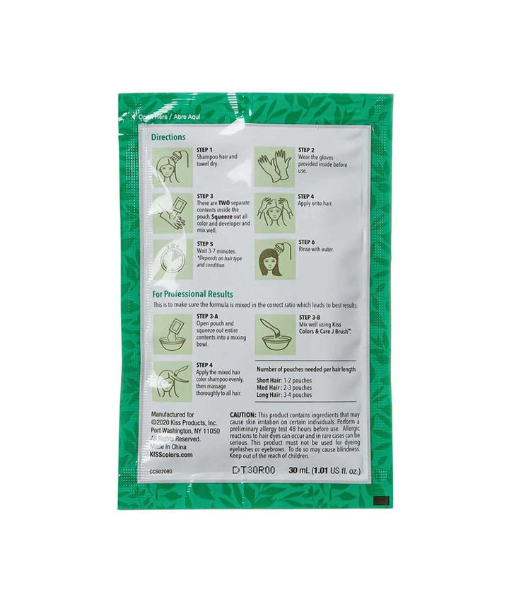 Red By Kiss Color Change Shampoo 3pcs, HAIR CARE - Cloré Beauty