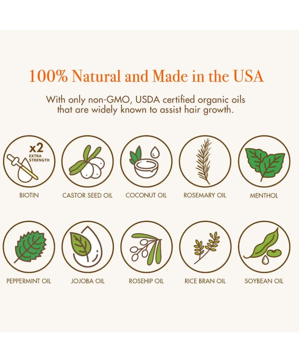 Red By Kiss Growth Md Hair & Scalp Oil Extra Strength, HAIR CARE - Cloré Beauty