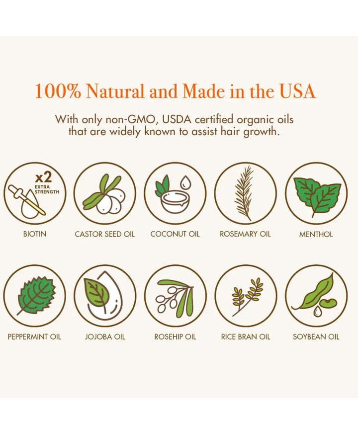 Red By Kiss Growth Md Hair & Scalp Oil Extra Strength, HAIR CARE - Cloré Beauty