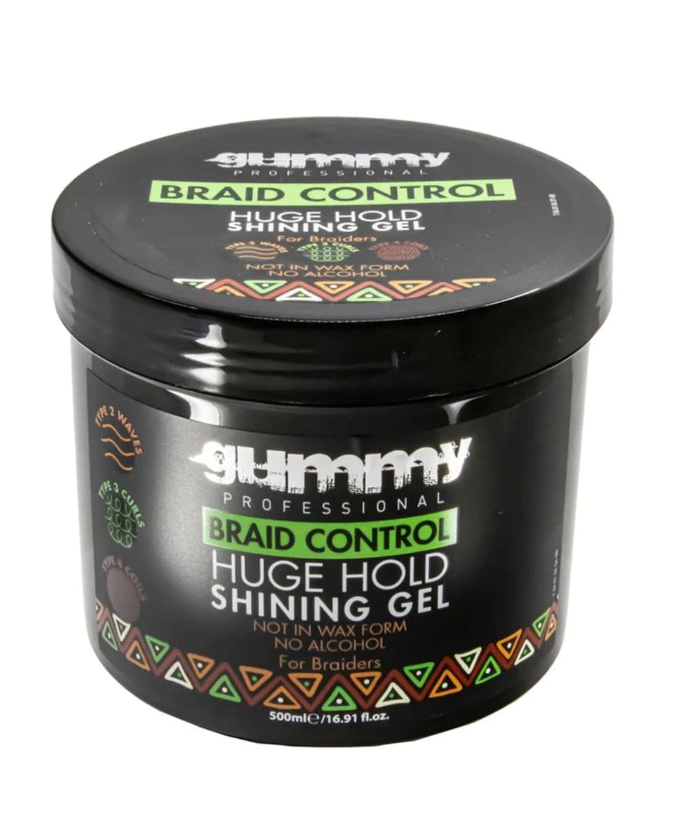 Gummy Professional Braid Control Gel Huge Hold 500ml, HAIR CARE - Cloré Beauty