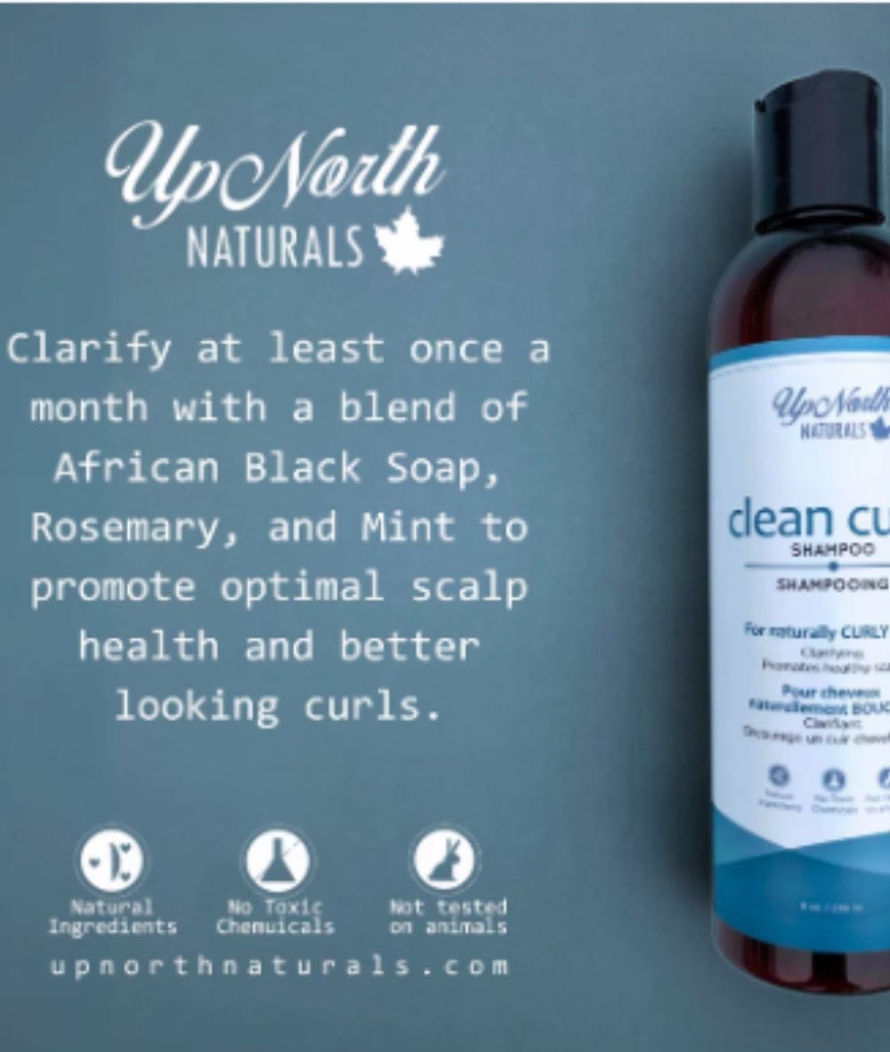 Up North Naturals Clean Curls Shampoo 8oz, HAIR CARE - Cloré Beauty