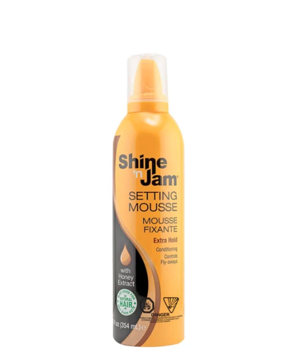 Ampro Shine N Jam Setting Mousse Extra Hold 12oz, HAIR CARE - Cloré Beauty