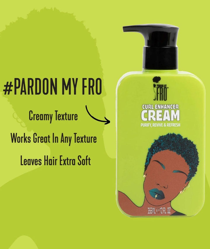 Pardon My Fro Curl Enhancer Cream 3oz, HAIR CARE - Cloré Beauty