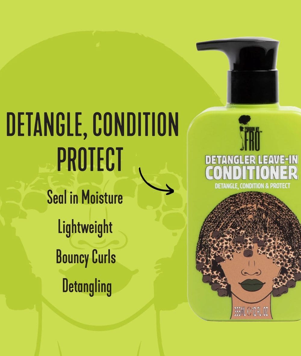 Pardon My Fro Detangler Leave-In Conditioner 3oz, HAIR CARE - Cloré Beauty