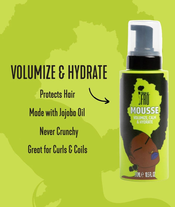 Pardon My Fro Volumizing Hair Mousse 10.5oz, Hair Care - Cloré Beauty